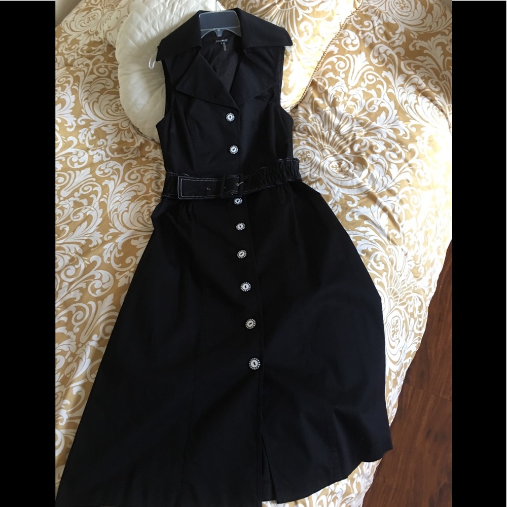 Black and white dress